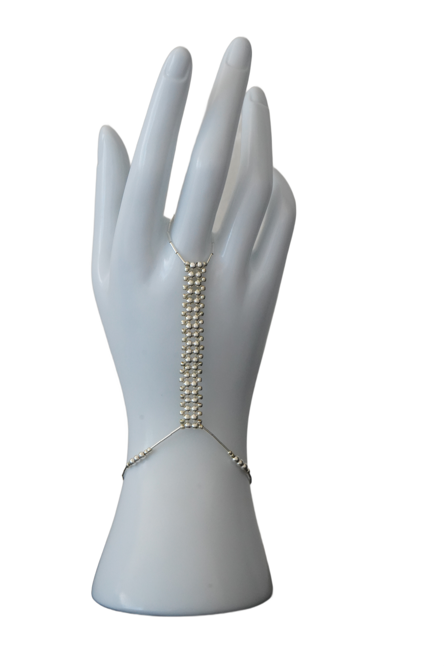 All Silver Hand Chain