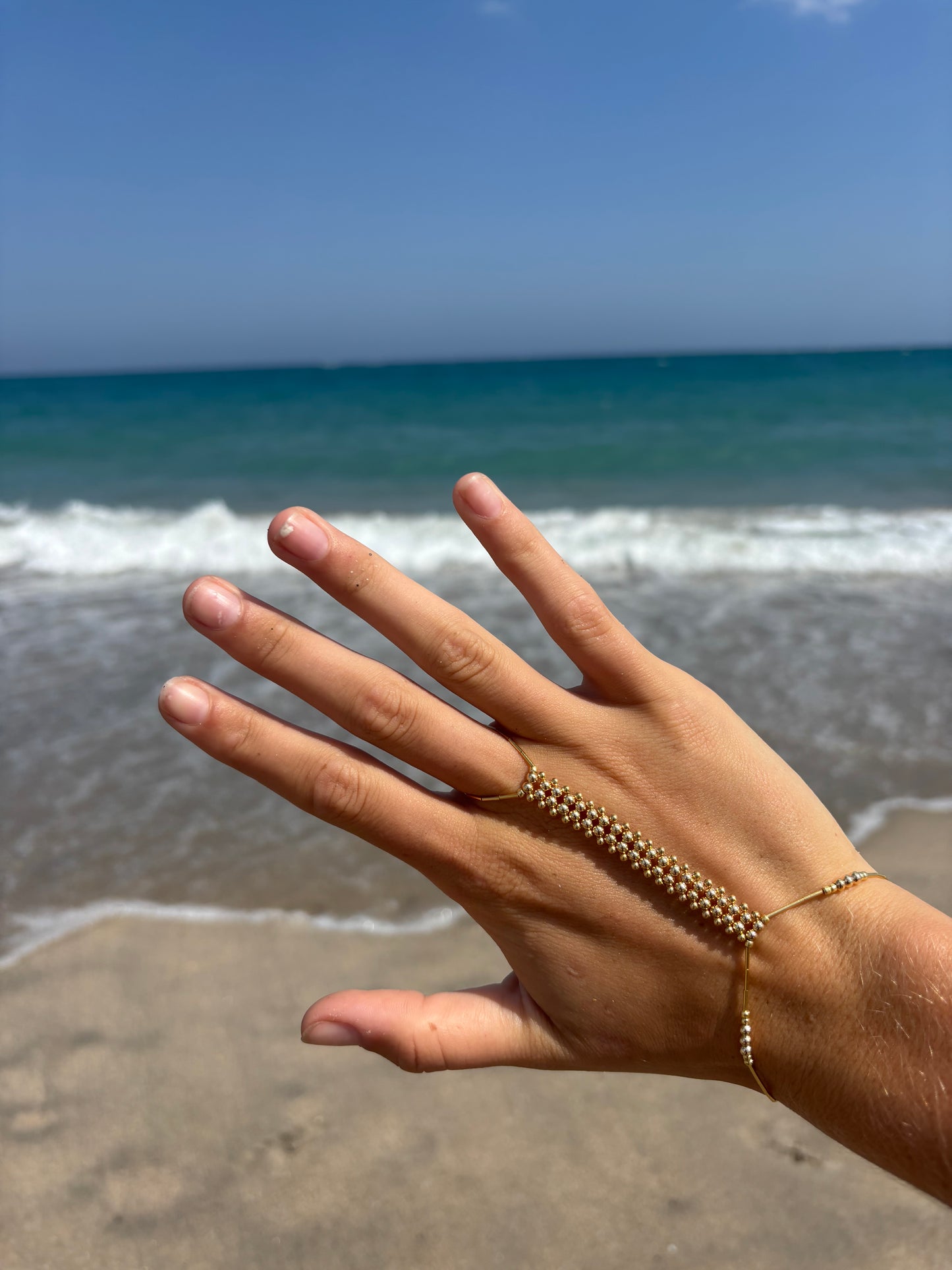 All Gold Hand Chain