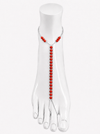 Red Jasper Ankle Chain