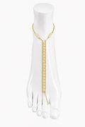 Yellow Jade Ankle Chain