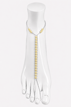 Yellow Jade Ankle Chain