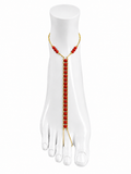 Red Jasper Ankle Chain