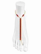 Red Jasper Ankle Chain