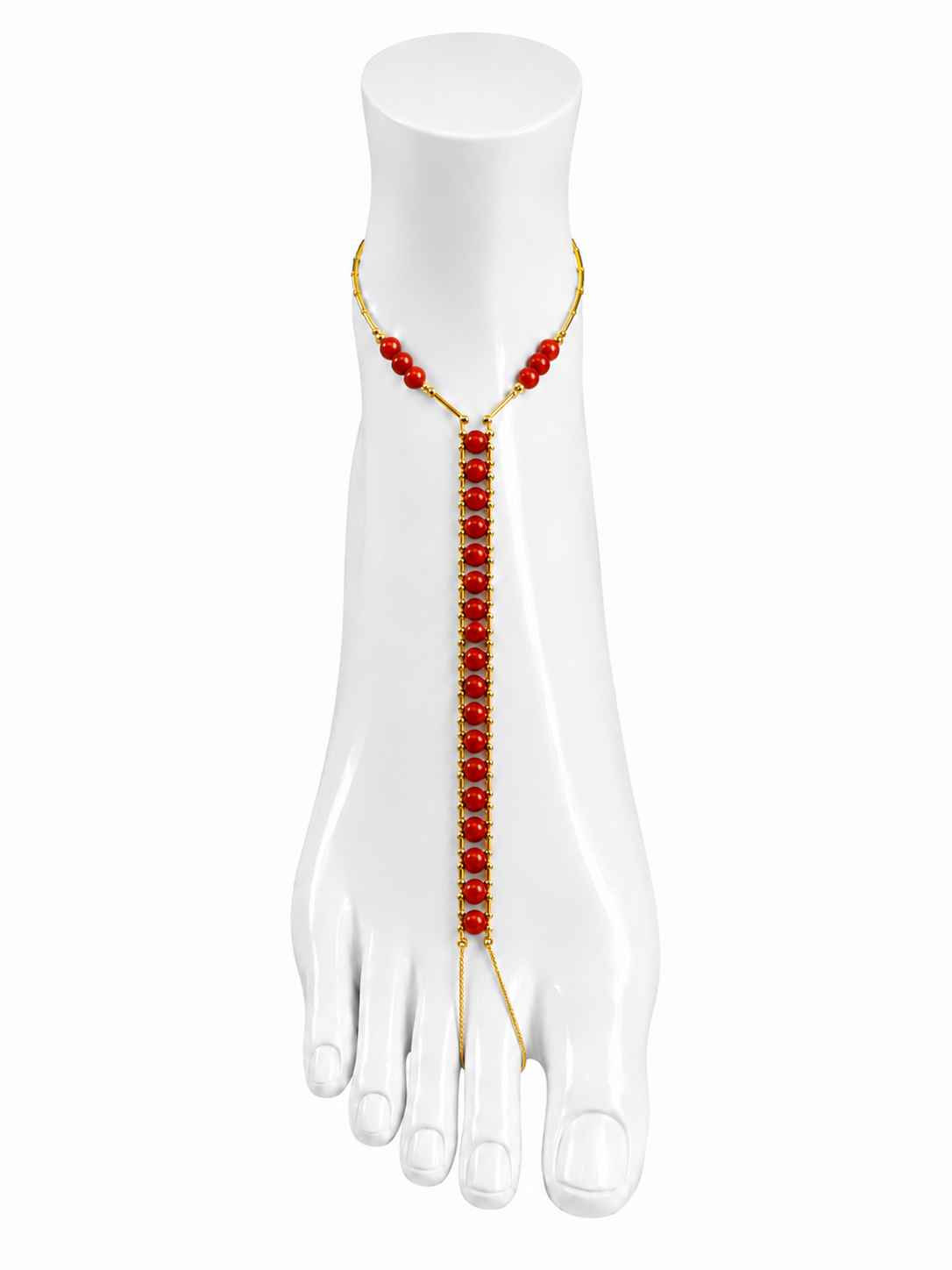 Red Jasper Ankle Chain