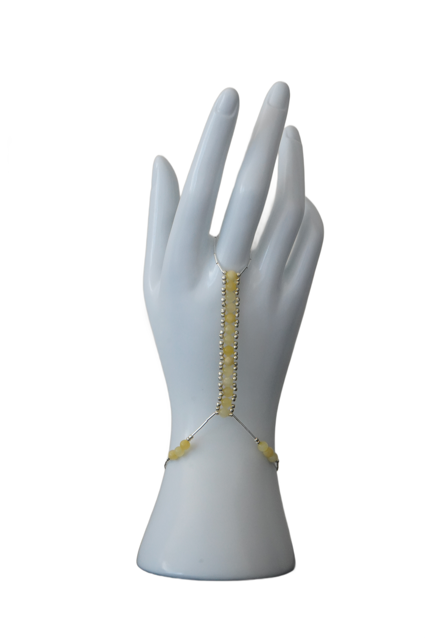 Yellow Jade Hand Chain