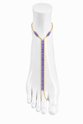 Amethyst Ankle Chain