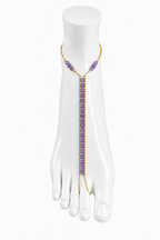 Amethyst Ankle Chain