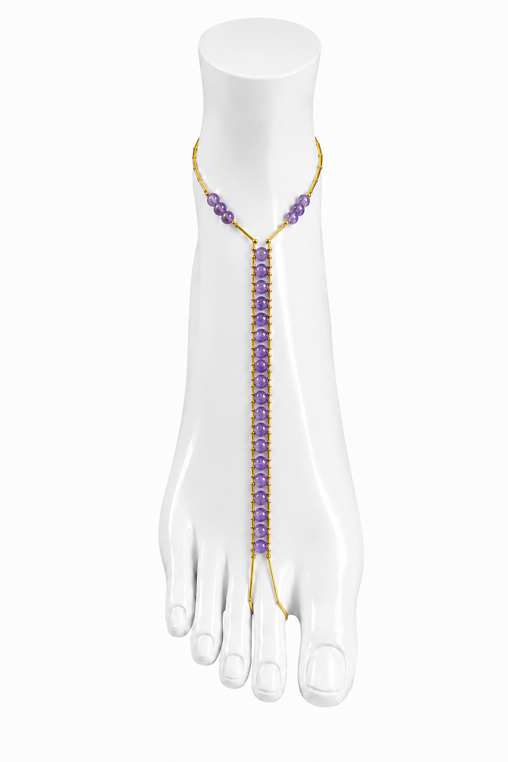 Amethyst Ankle Chain