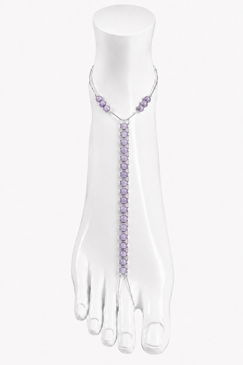 Amethyst Ankle Chain