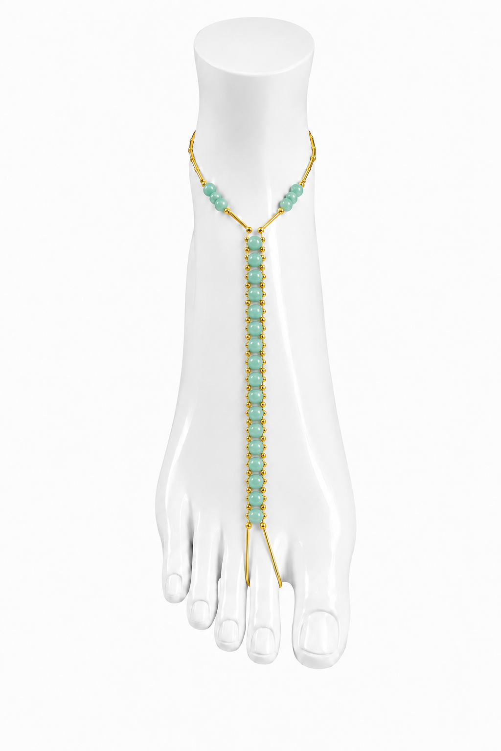 Aventurine Ankle Chain