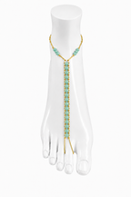 Aventurine Ankle Chain