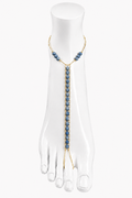 Blue Spot Jasper Ankle Chain