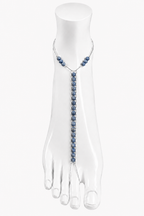Blue Spot Jasper Ankle Chain