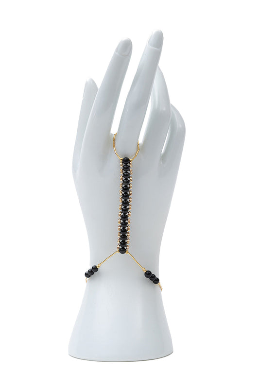 Obsidian Hand Chain