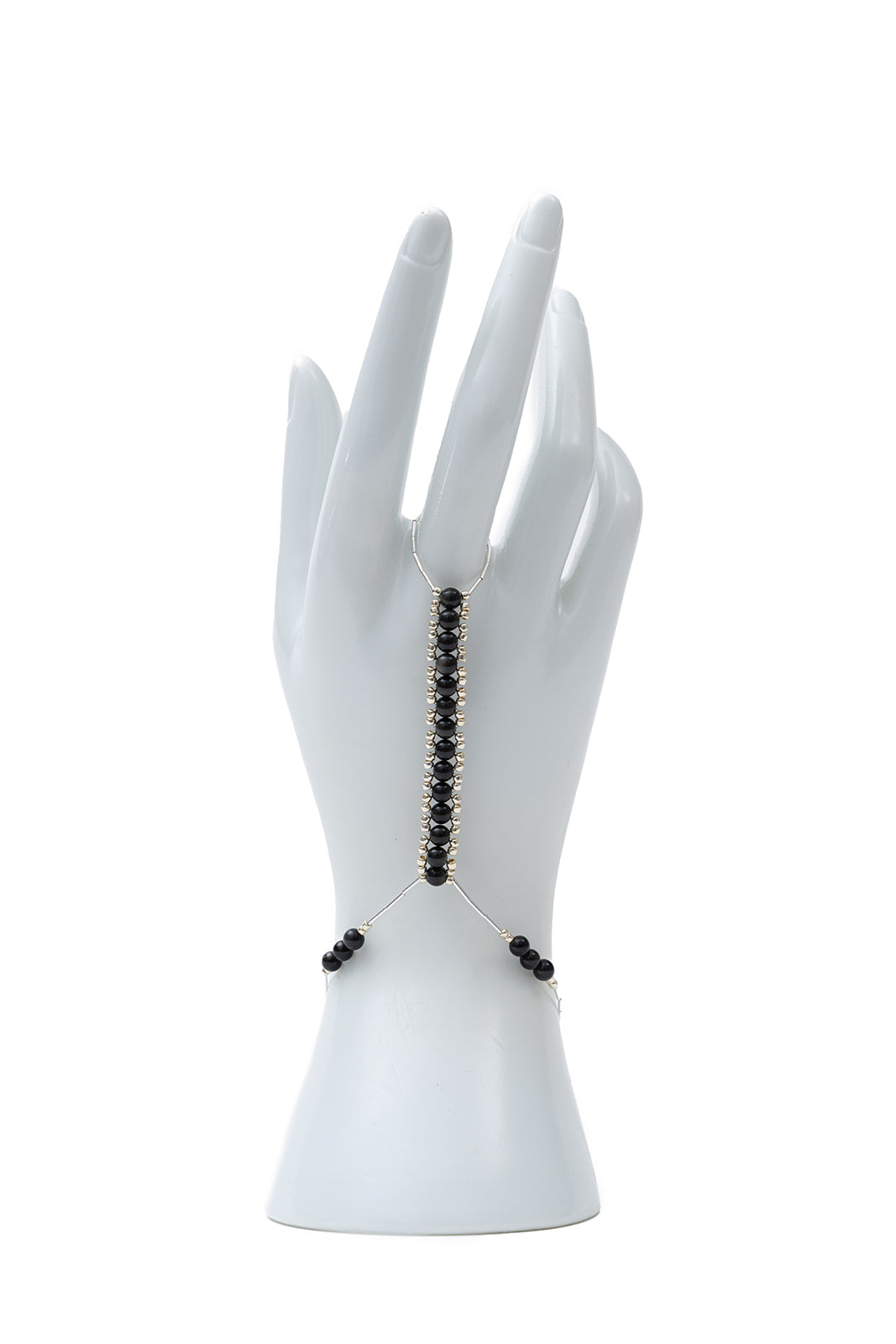 Obsidian Hand Chain