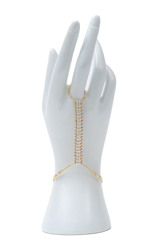 Gold with Silver Hand Chain
