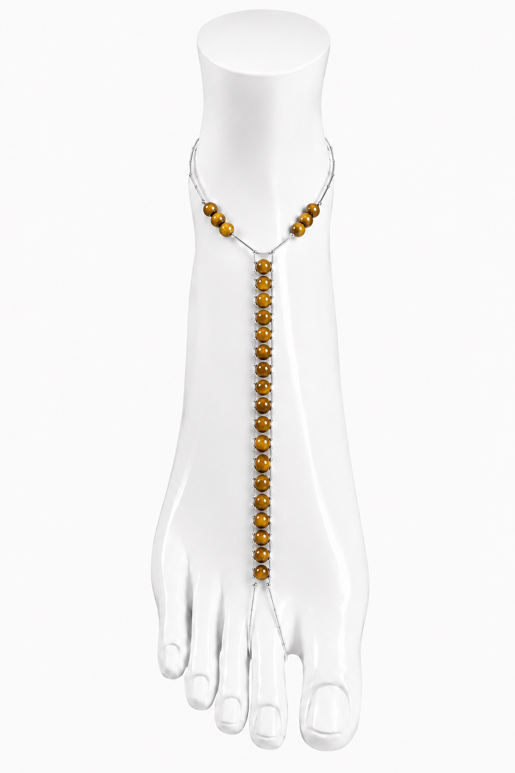 Tigers Eye Ankle Chain